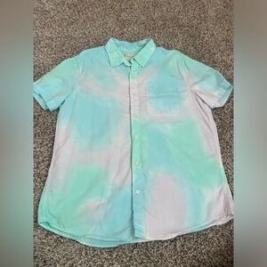 American Eagle Short Sleeve Button Up